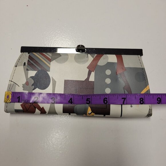 Abstract Print Thin Wallet - Picture 6 of 8